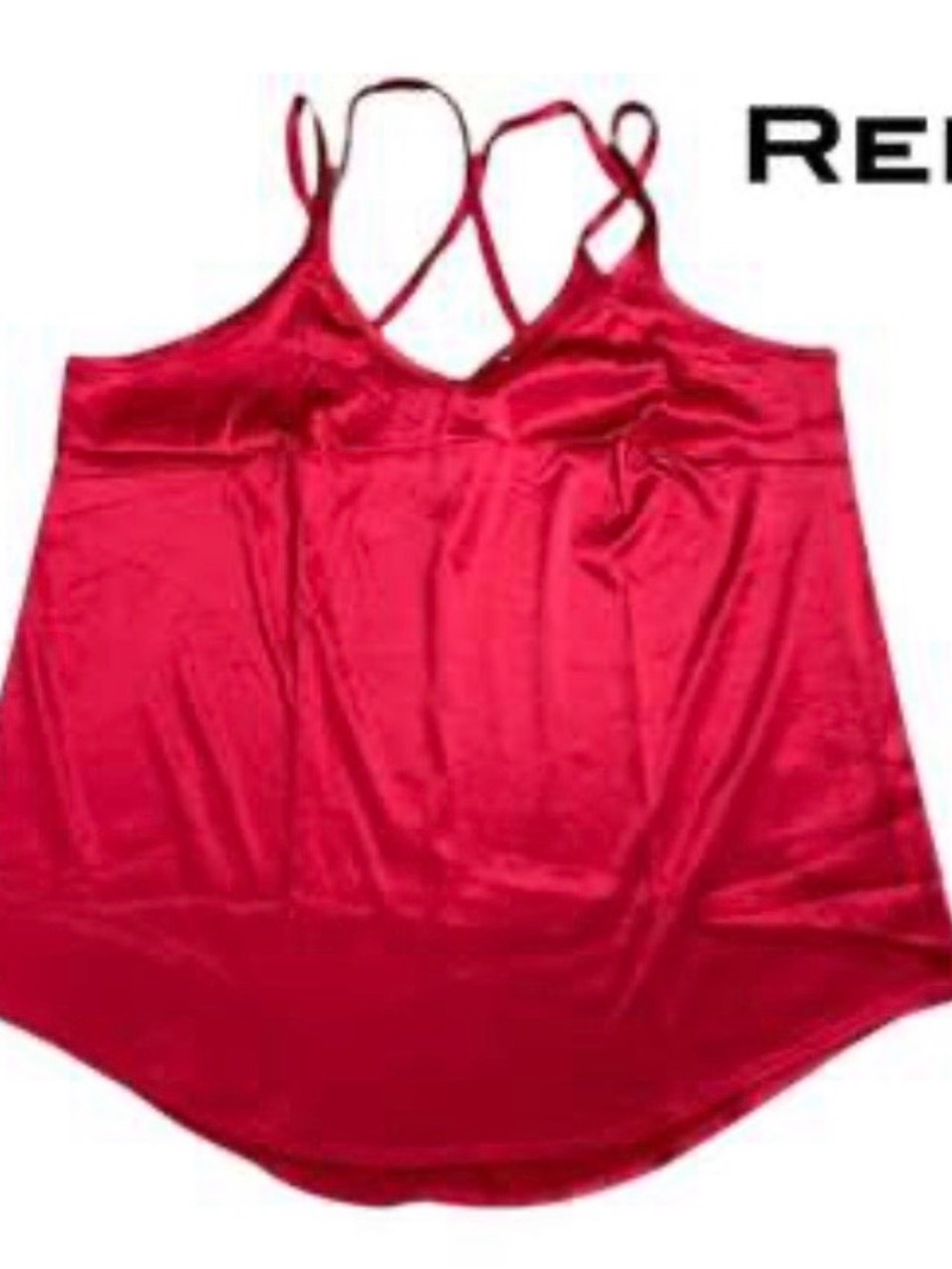 Lularoe XL Red Satin Danielle NWT